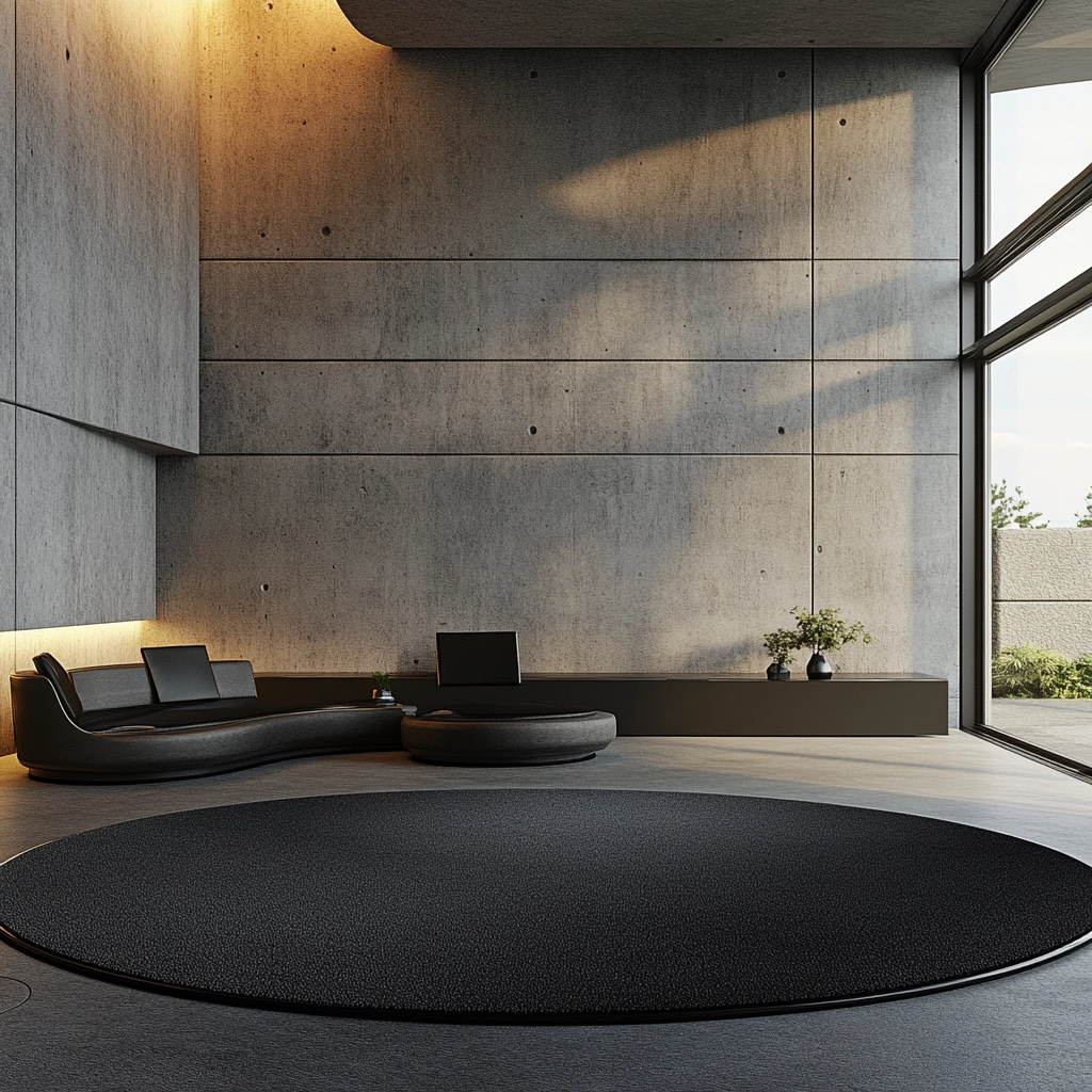round carpet living room 71