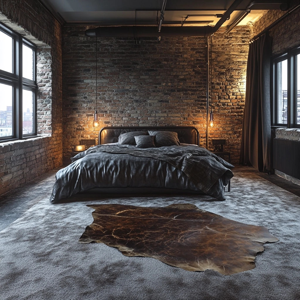 rug in carpeted bedroom 11