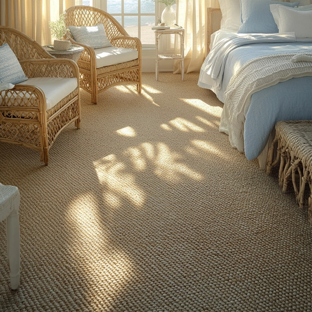 rug in carpeted bedroom 13
