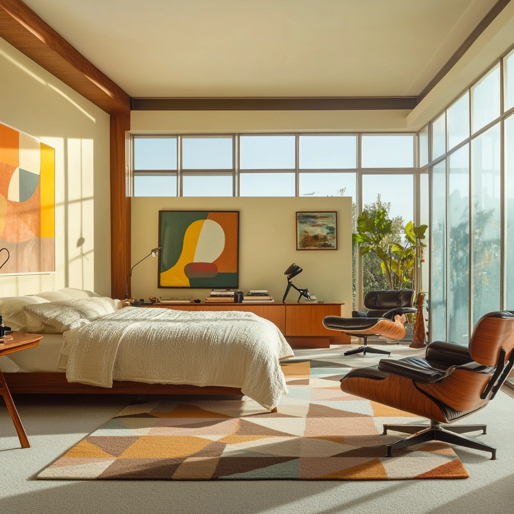 rug in carpeted bedroom 20