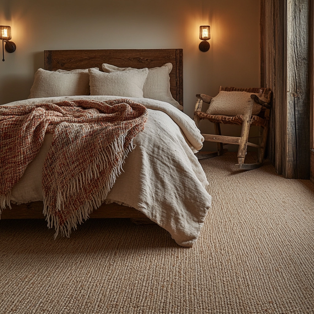 rug in carpeted bedroom 32
