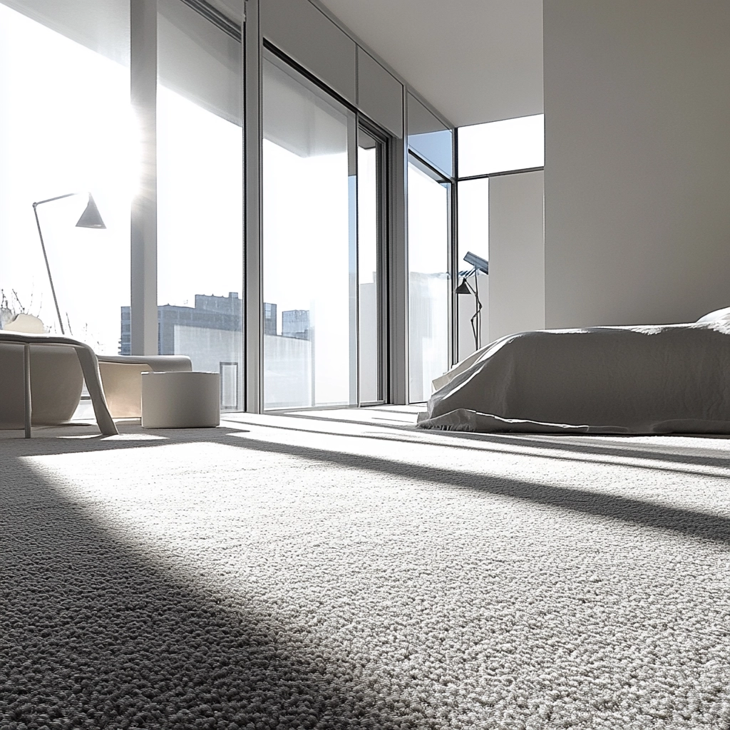 rug in carpeted bedroom 52