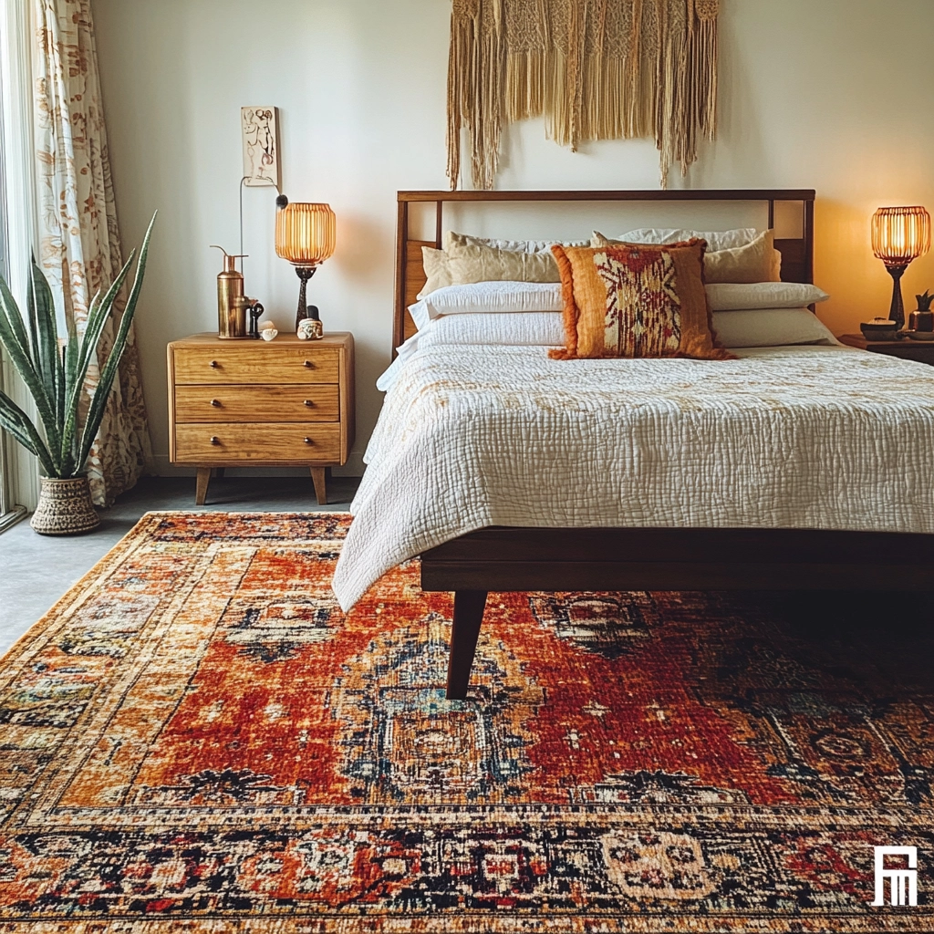rug in carpeted bedroom 6