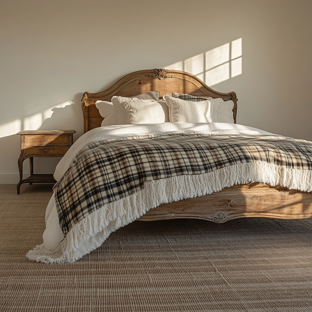 rug in carpeted bedroom 65