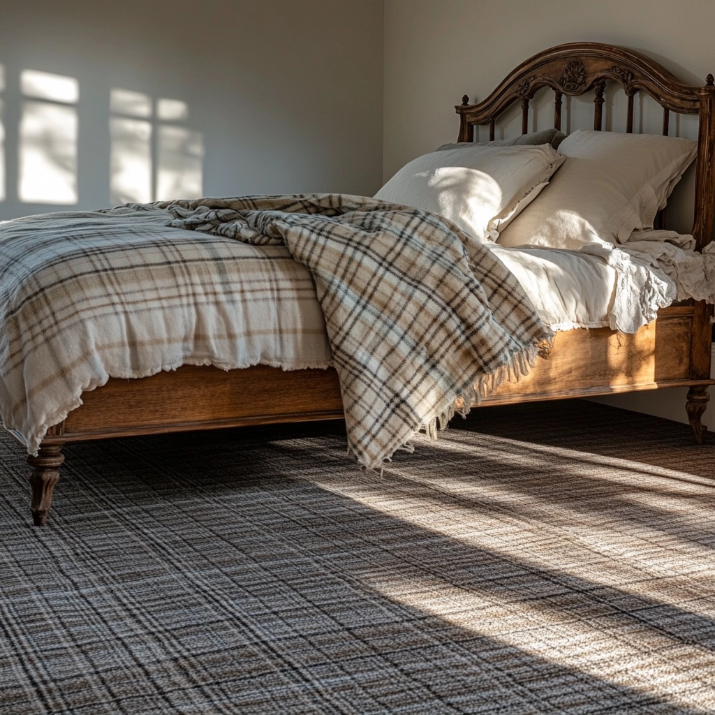 rug in carpeted bedroom 67