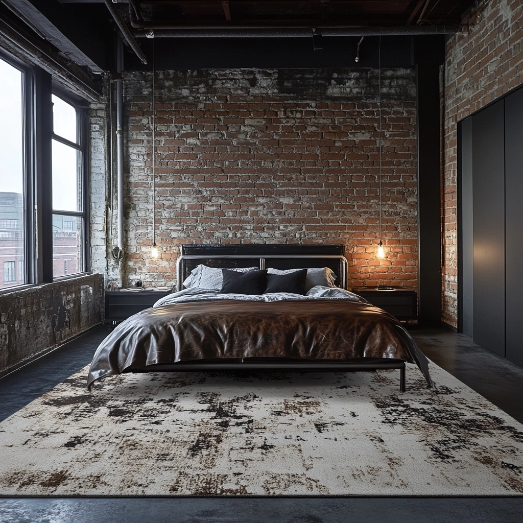 rug in carpeted bedroom 9