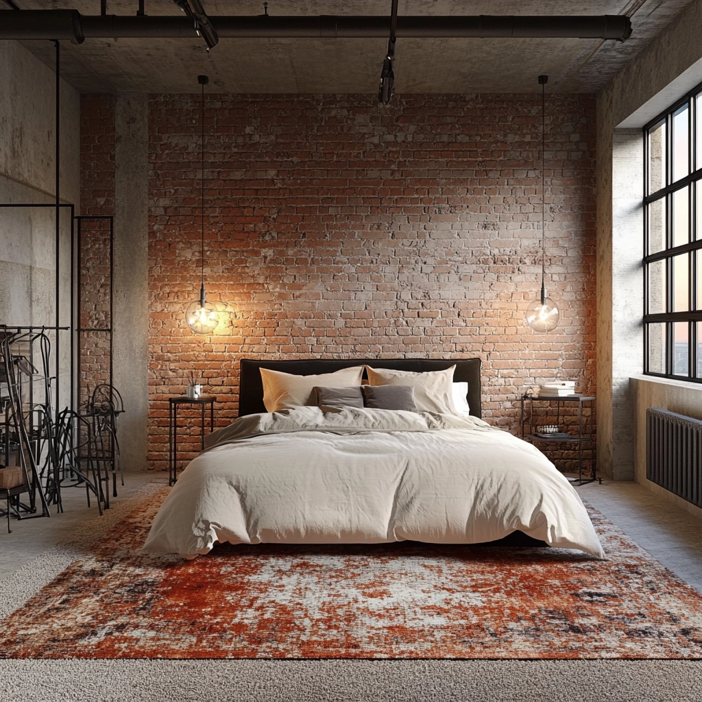 rug on carpet bedroom 25