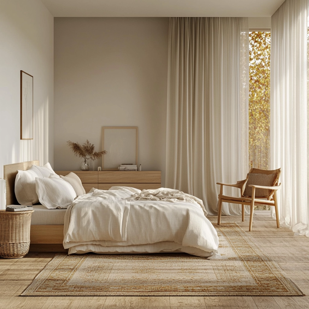 rug on carpet bedroom 4