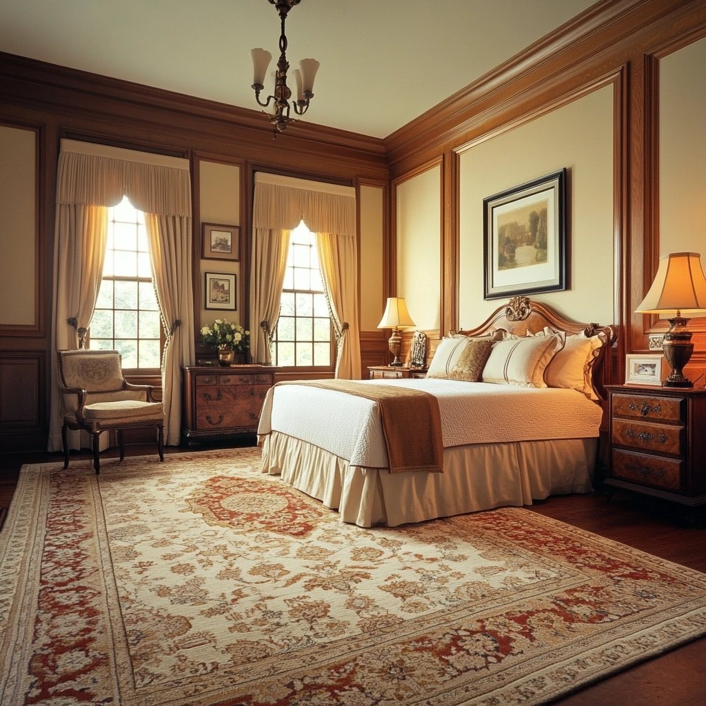 rug on carpet bedroom 47