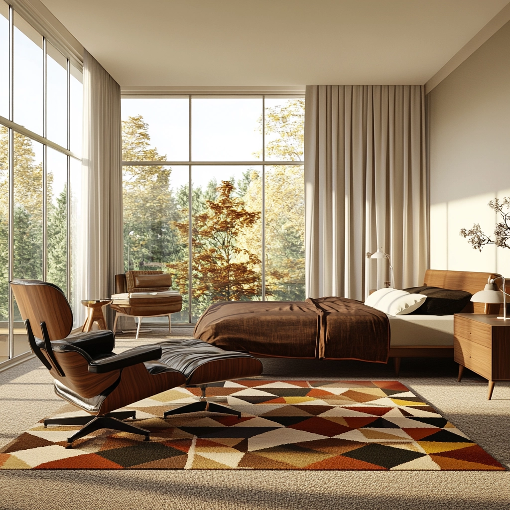 rug on carpet bedroom 57