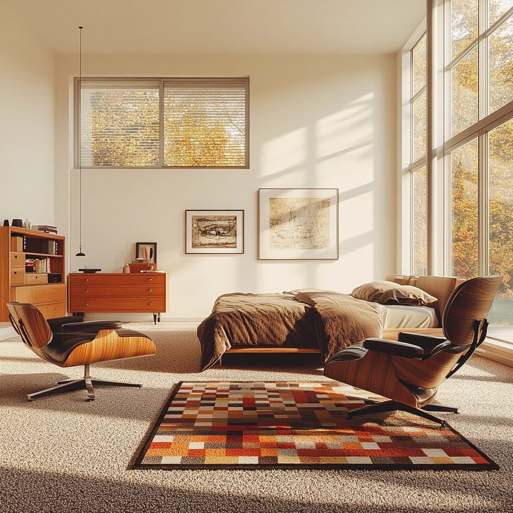 rug on carpet bedroom 60