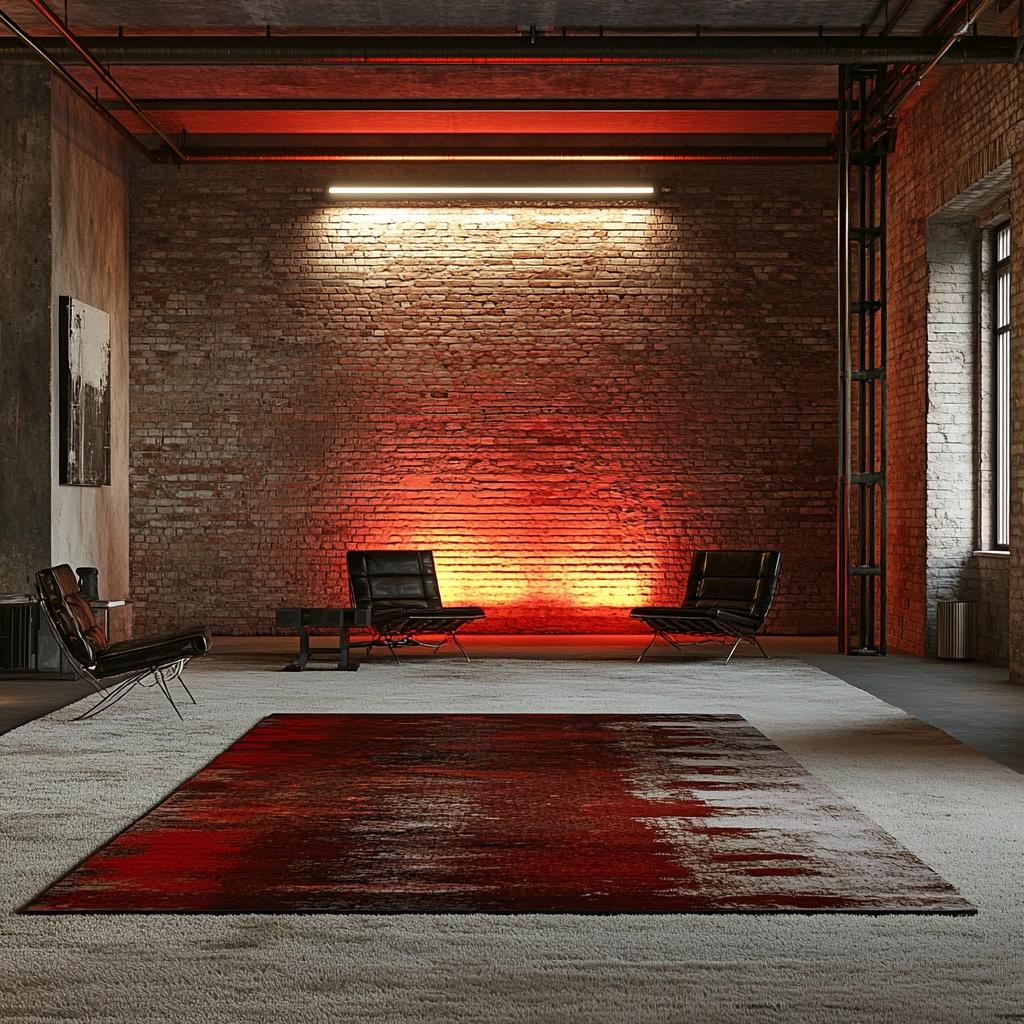 rug on carpet living room 10