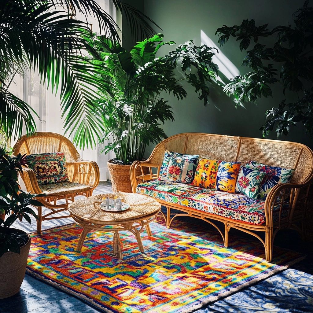 rug on carpet living room 26