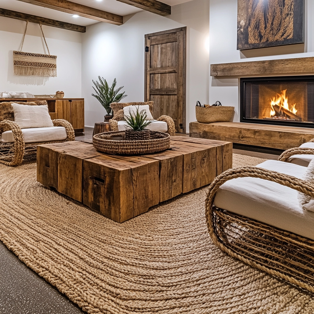 rug on carpet living room 31