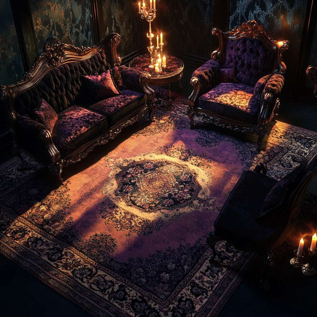 rug on carpet living room 38