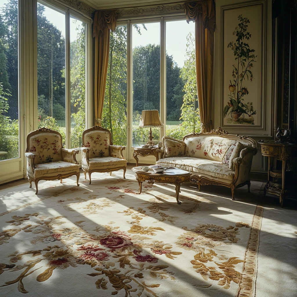 rug on carpet living room 44