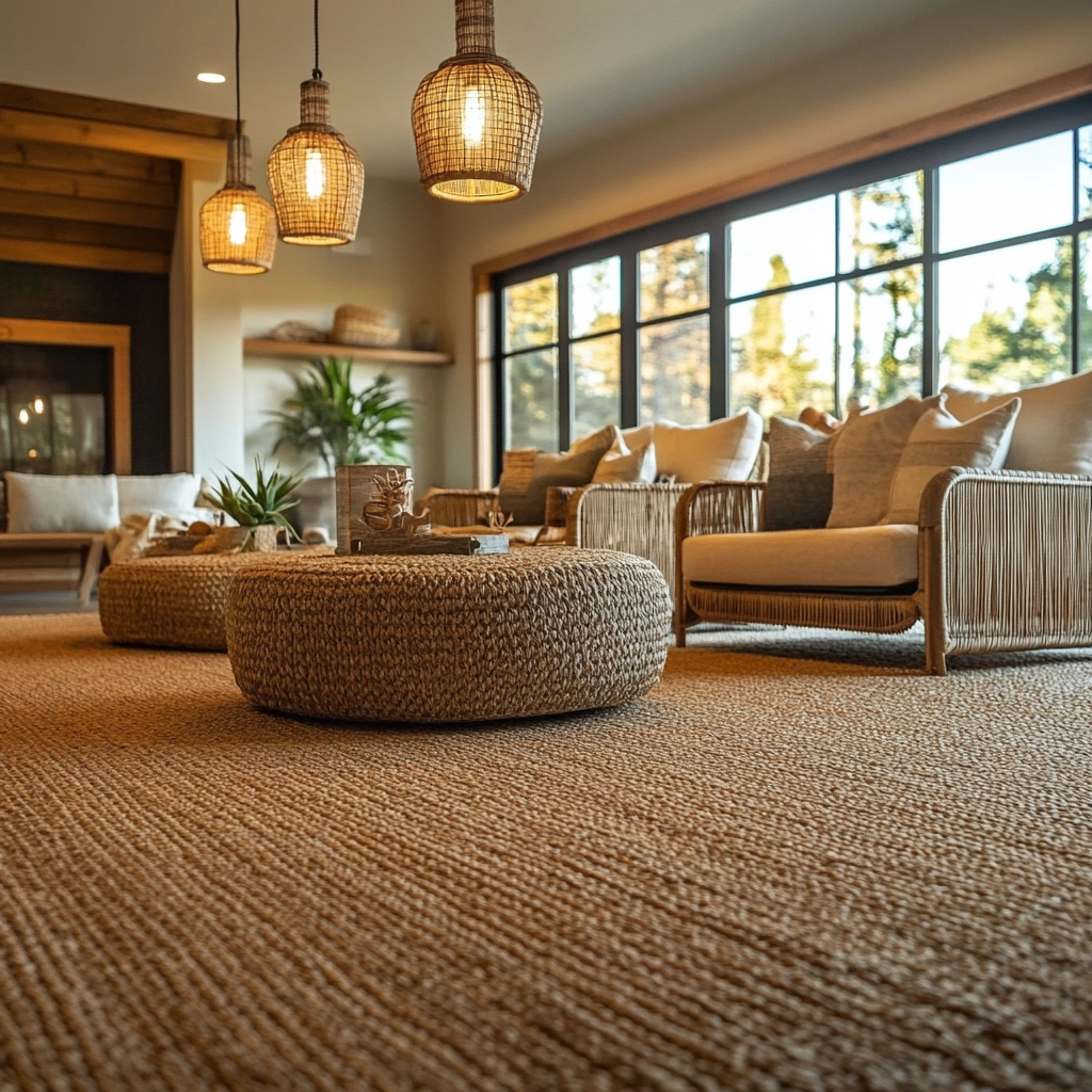 rug on carpet living room 50