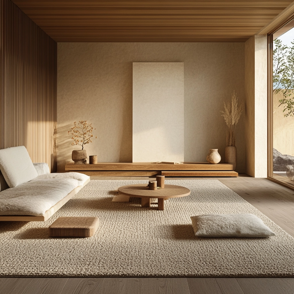 rug on carpet living room 67