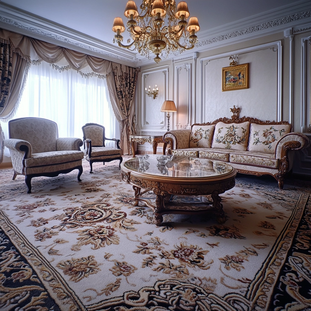 rug on carpet living room 77