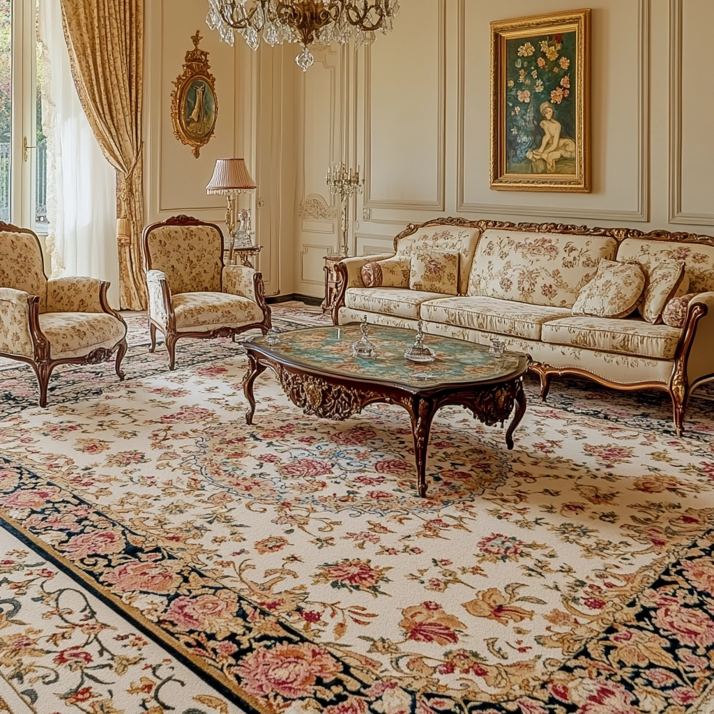 rug on carpet living room 79
