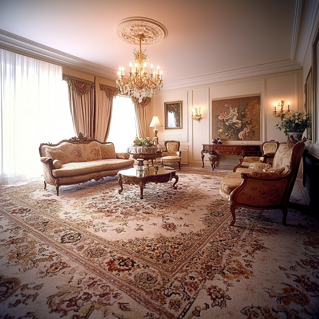 rug on carpet living room 80
