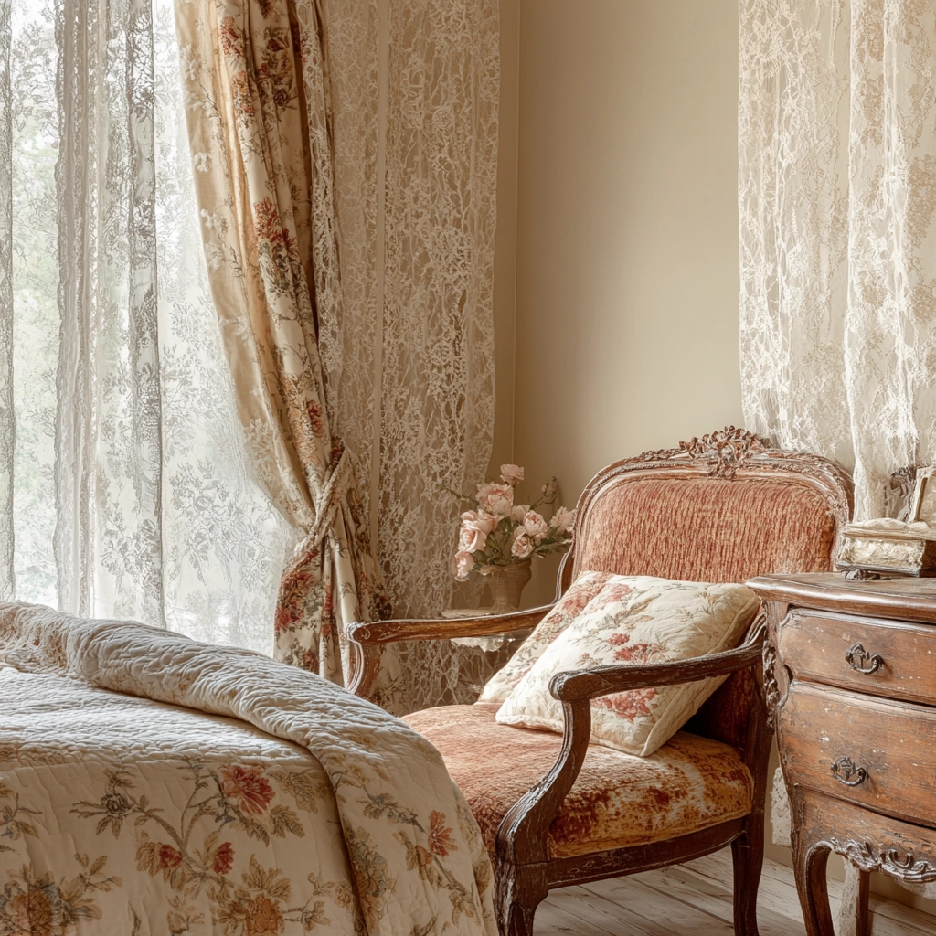 rust and beige bedroom 35