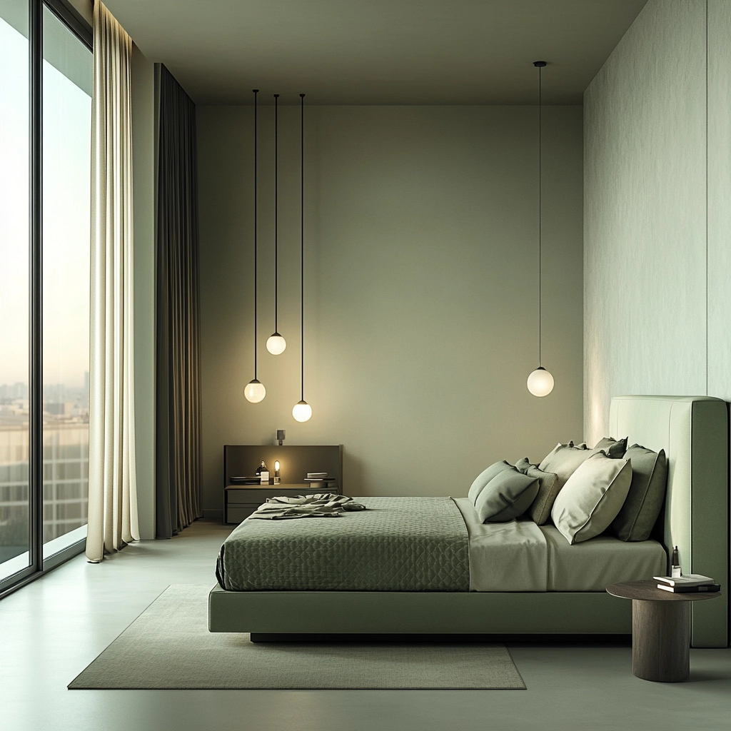 sage green carpet bedroom 11