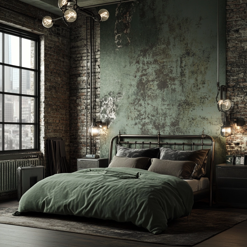 sage green carpet bedroom 17