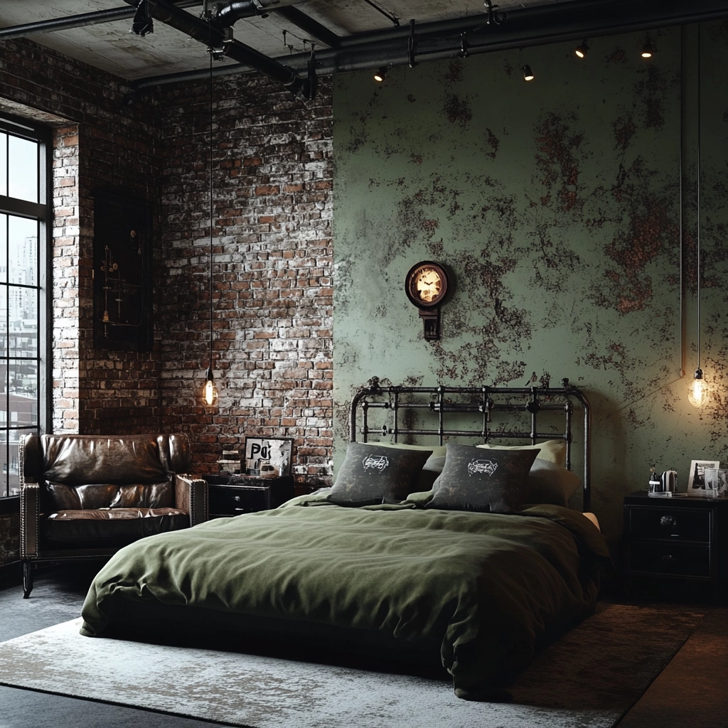 sage green carpet bedroom 18