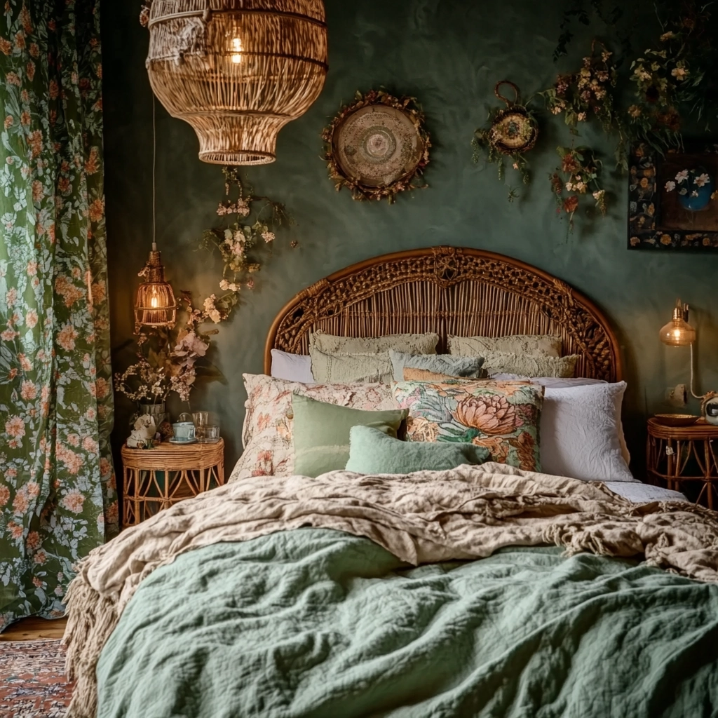 sage green carpet bedroom 7