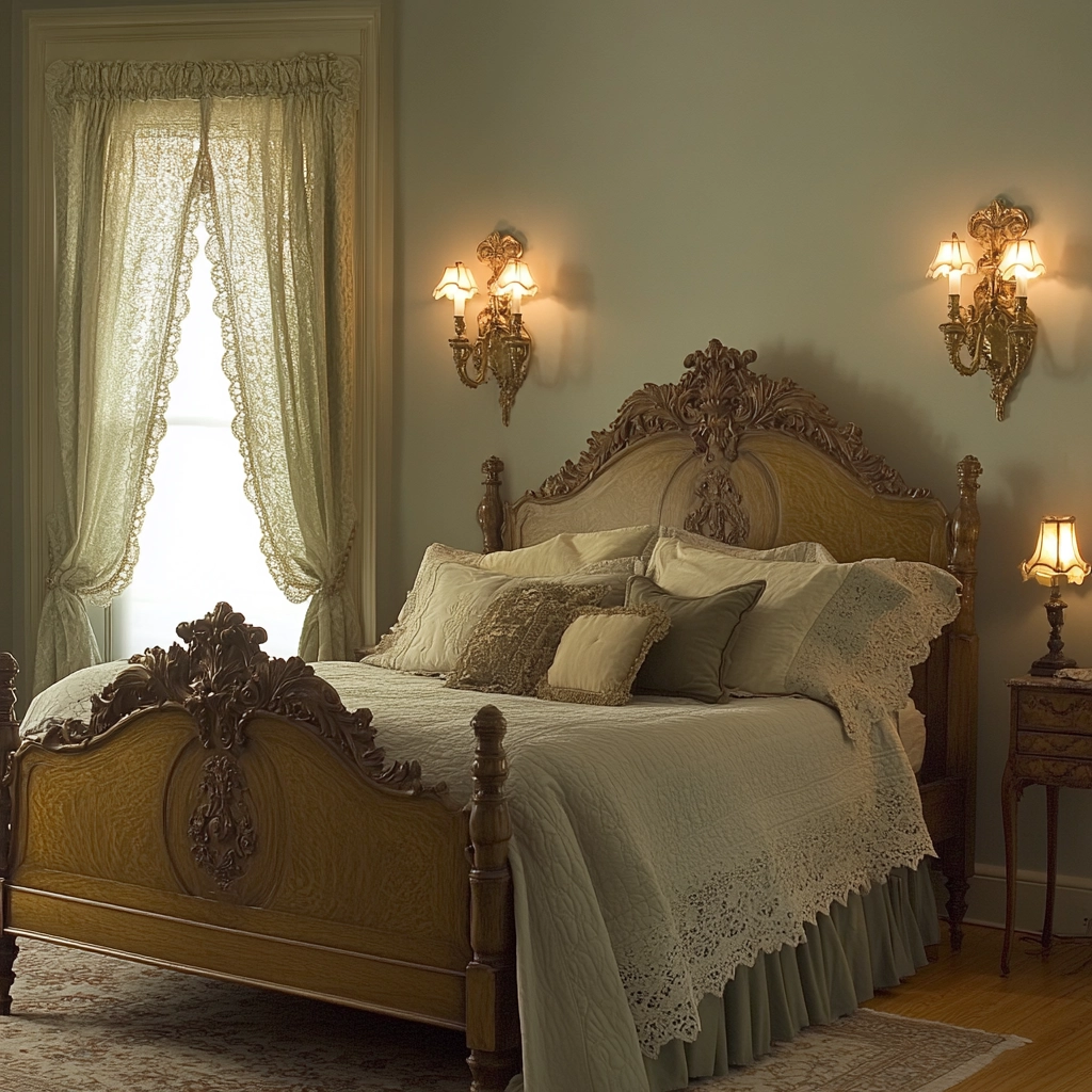 sage green gray and beige bedroom 13