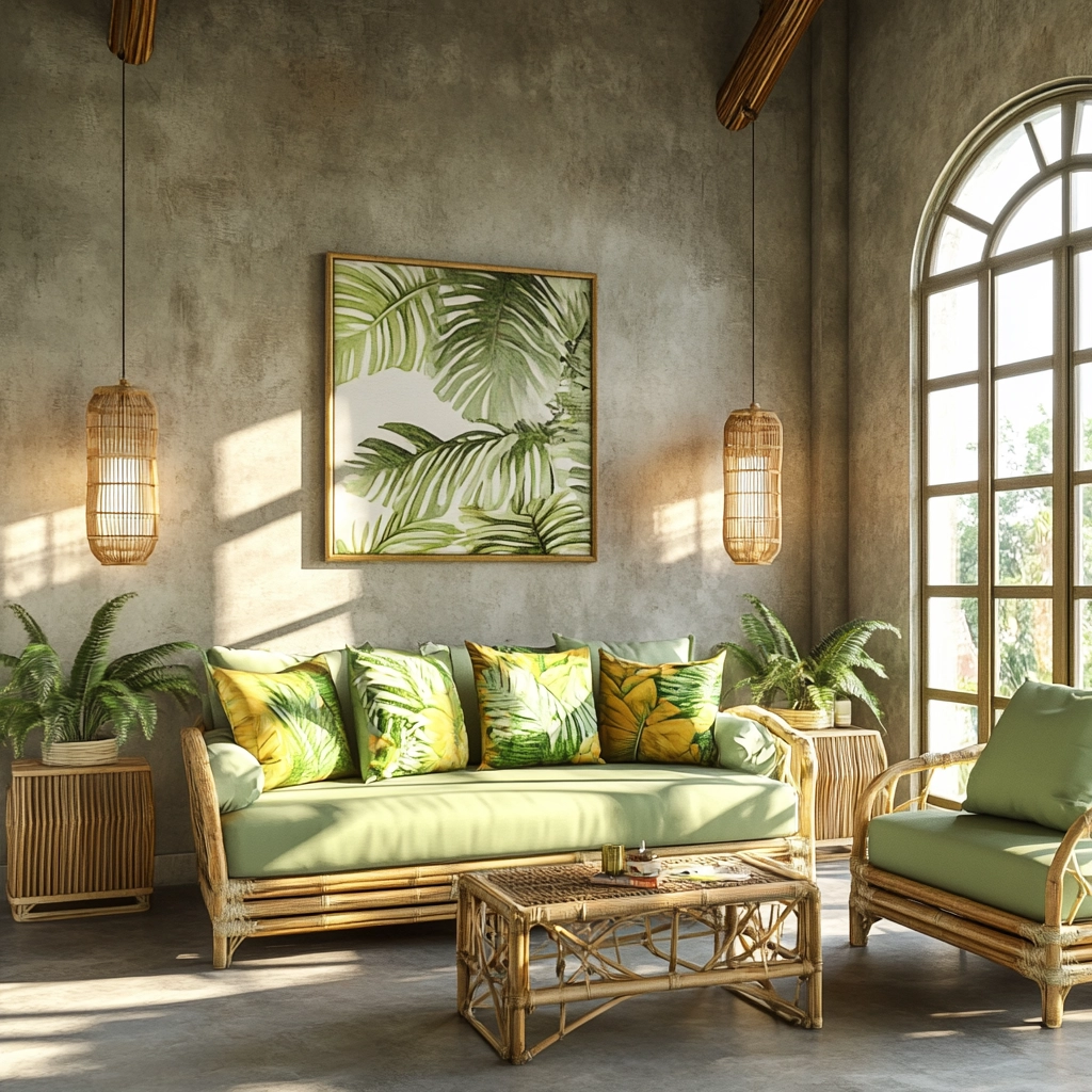 sage green gray and beige bedroom 54