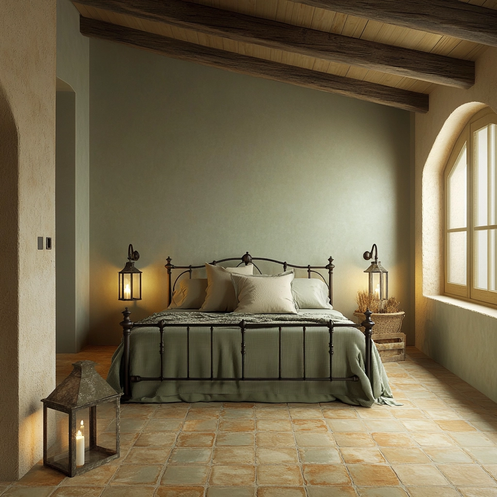 sage green gray and beige bedroom 66