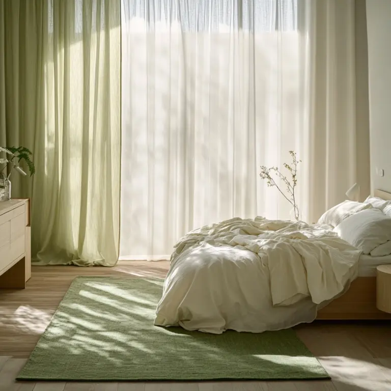 sage green rug bedroom 1