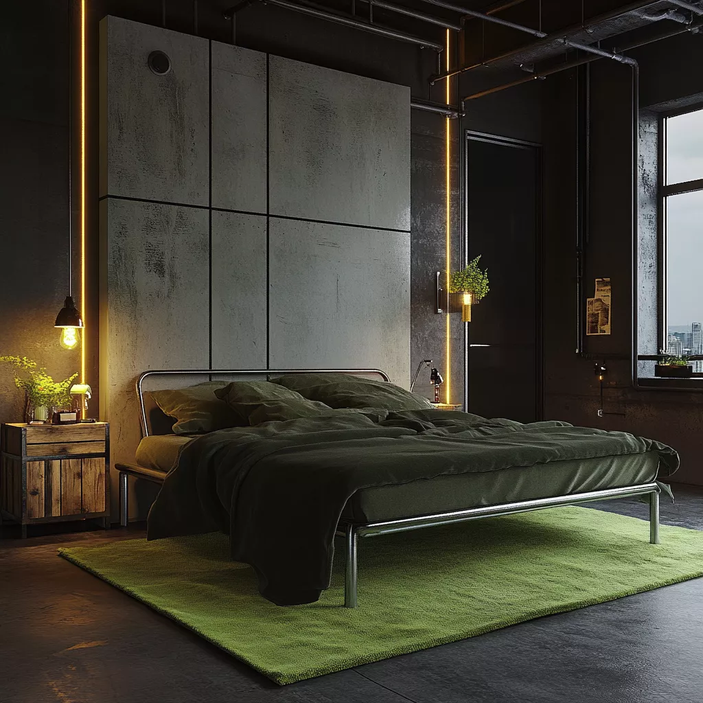 sage green rug bedroom 12