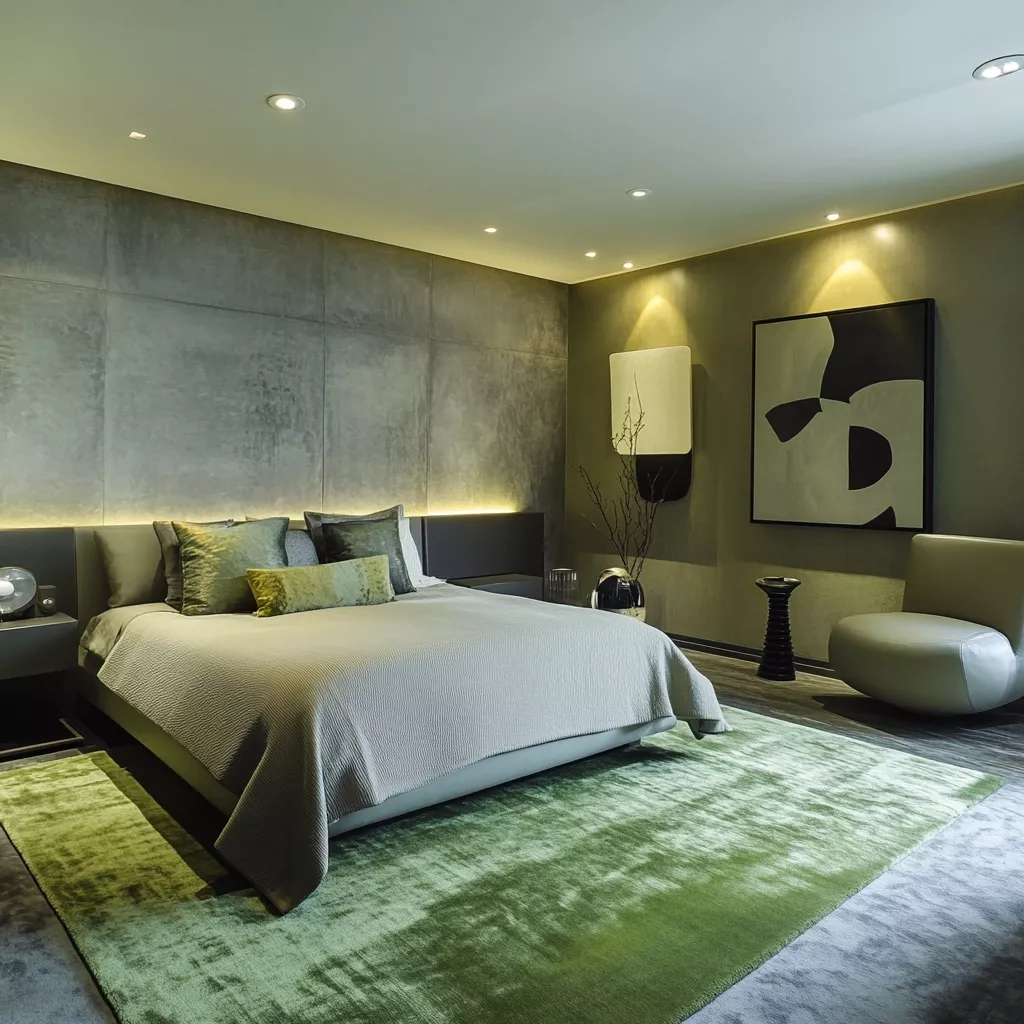 sage green rug bedroom 29
