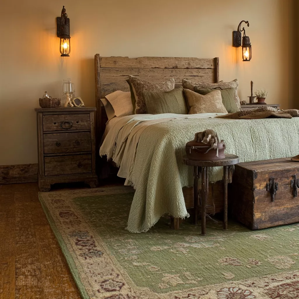sage green rug bedroom 37