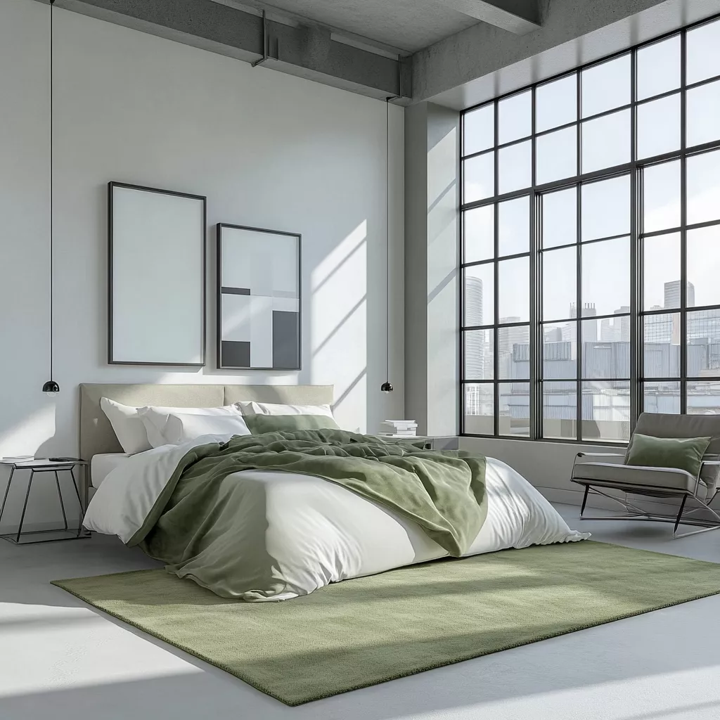 sage green rug bedroom 42