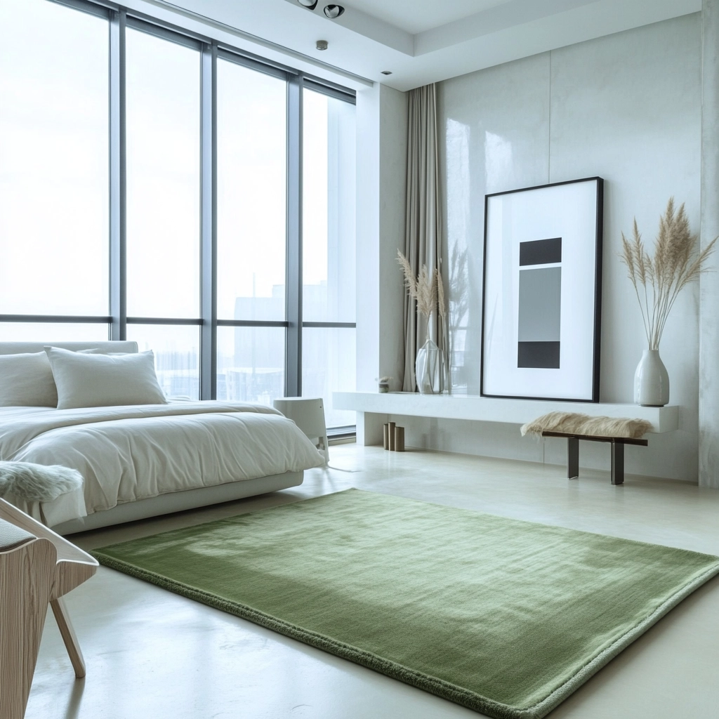 sage green rug bedroom 44