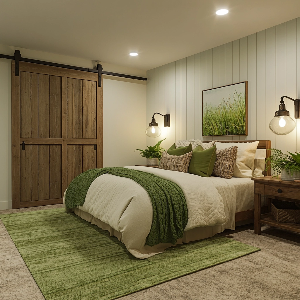 sage green rug bedroom 75