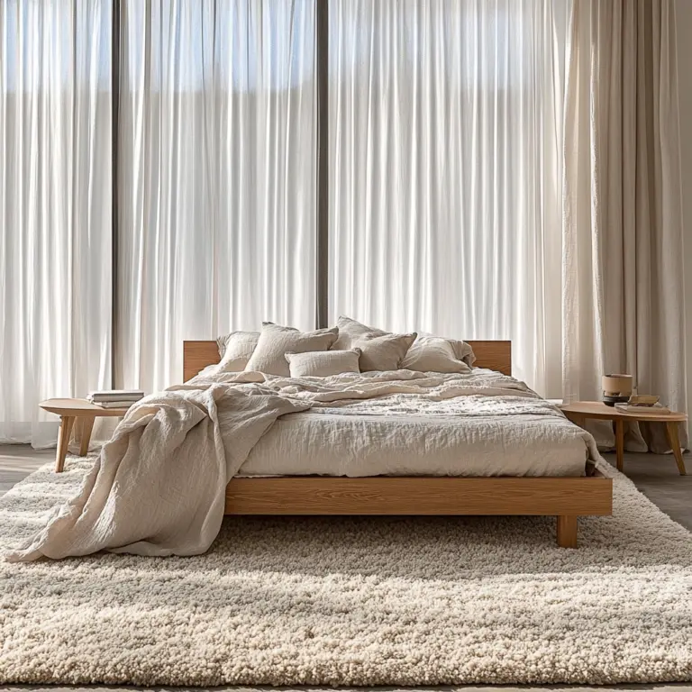 shag rug bedroom 1