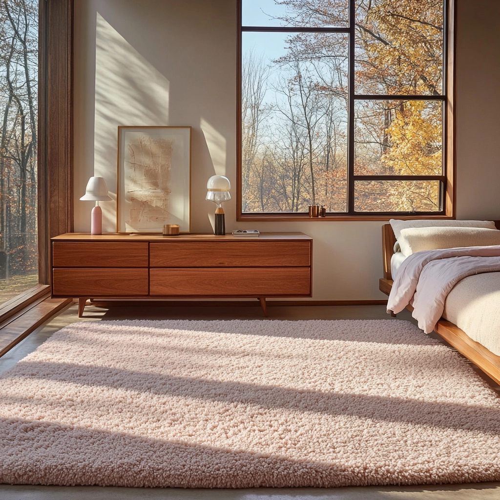 shag rug bedroom 12