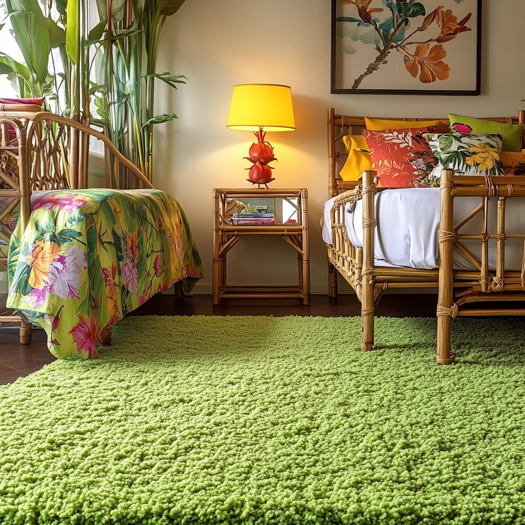 shag rug bedroom 28