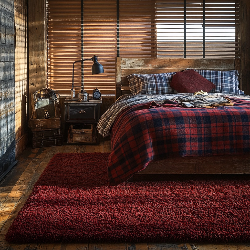 shag rug bedroom 29