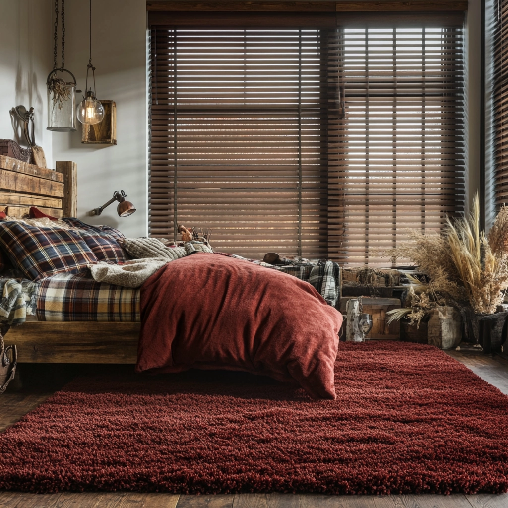 shag rug bedroom 30
