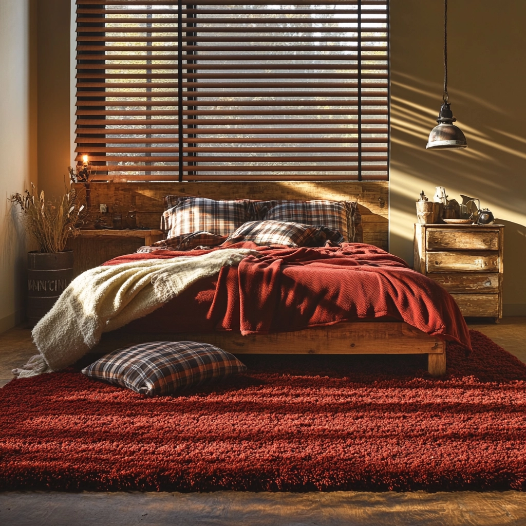 shag rug bedroom 31