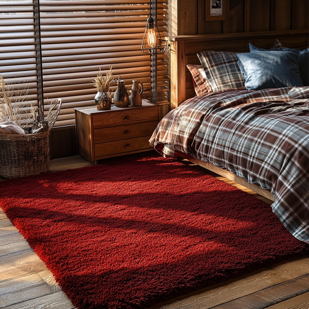 shag rug bedroom 32