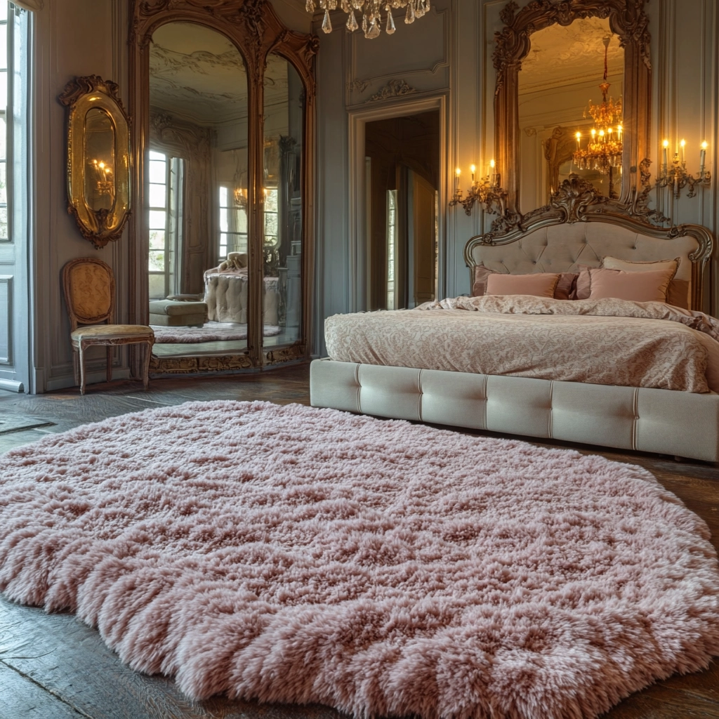 shag rug bedroom 33