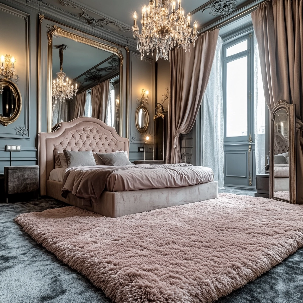 shag rug bedroom 34