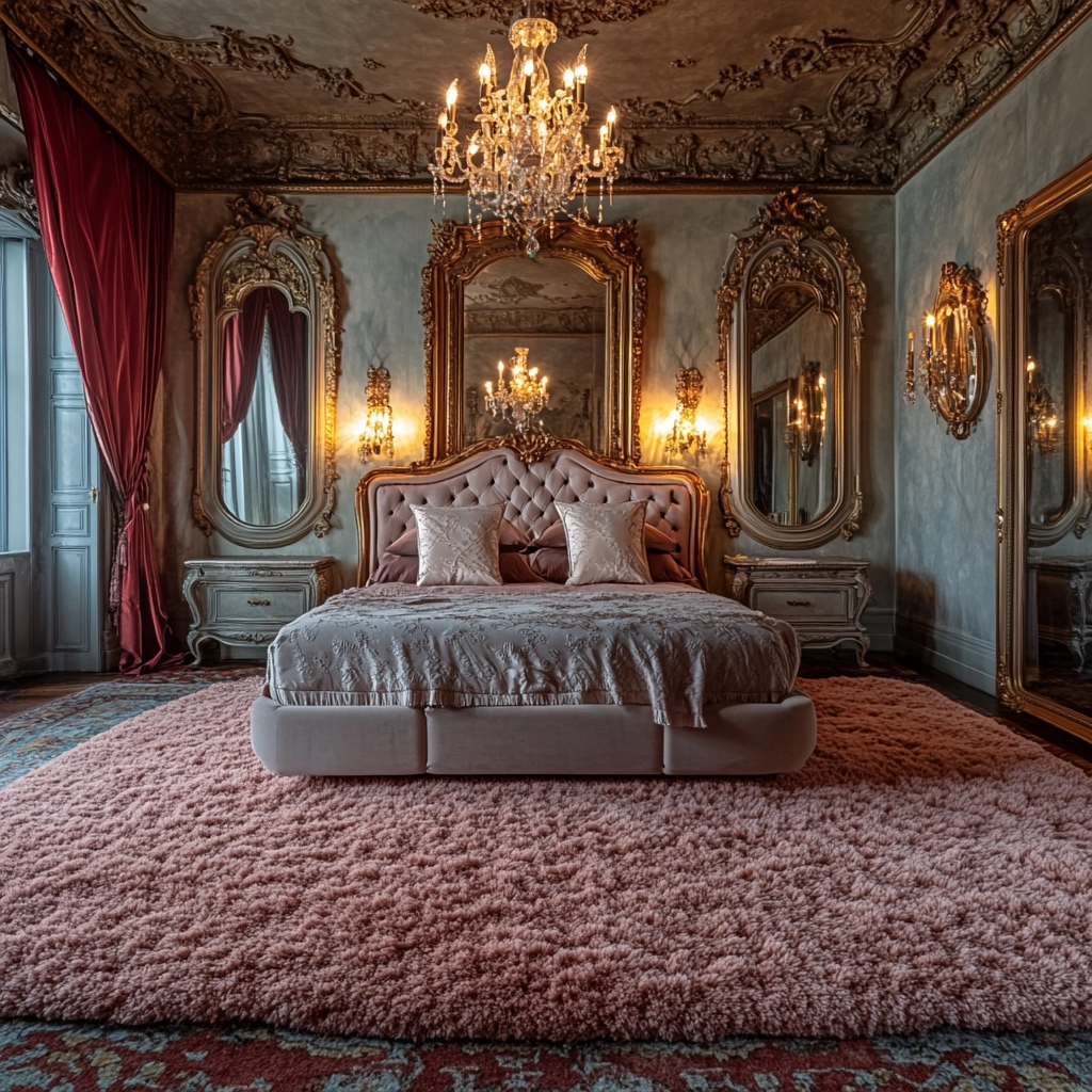 shag rug bedroom 35